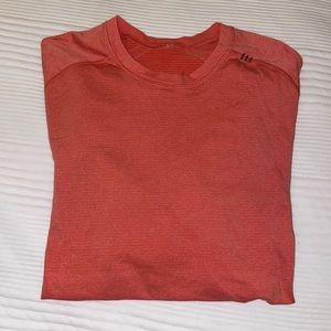 Metal Vent Tech Long Sleeve Shirt Orange